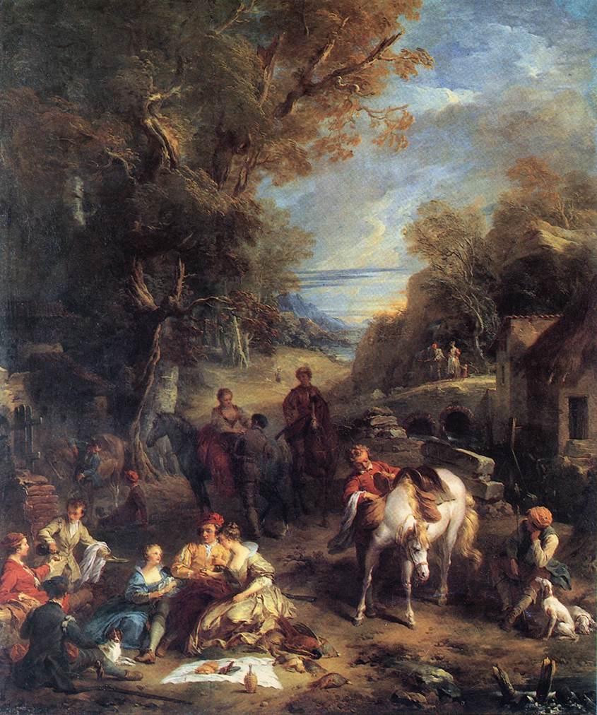 Francois Lemoyne Hunting Picnic